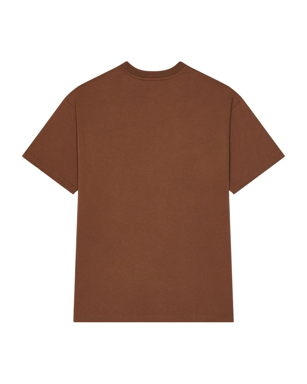 Givenchy Brown Cotton Logo-Tab T-Shirt for men
