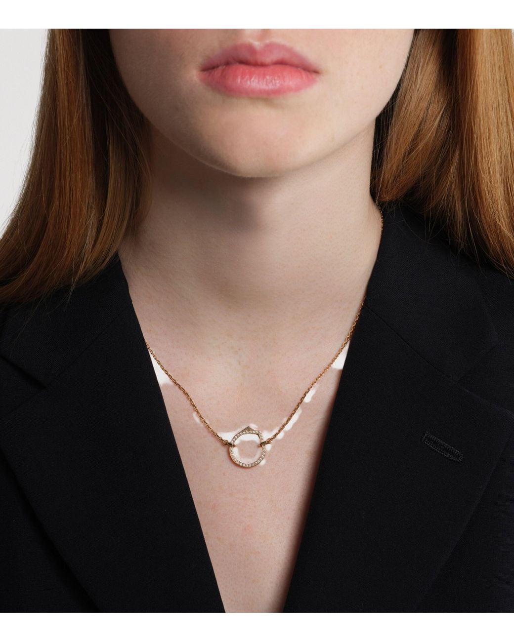 Repossi Metallic And Diamond Antifer Necklace