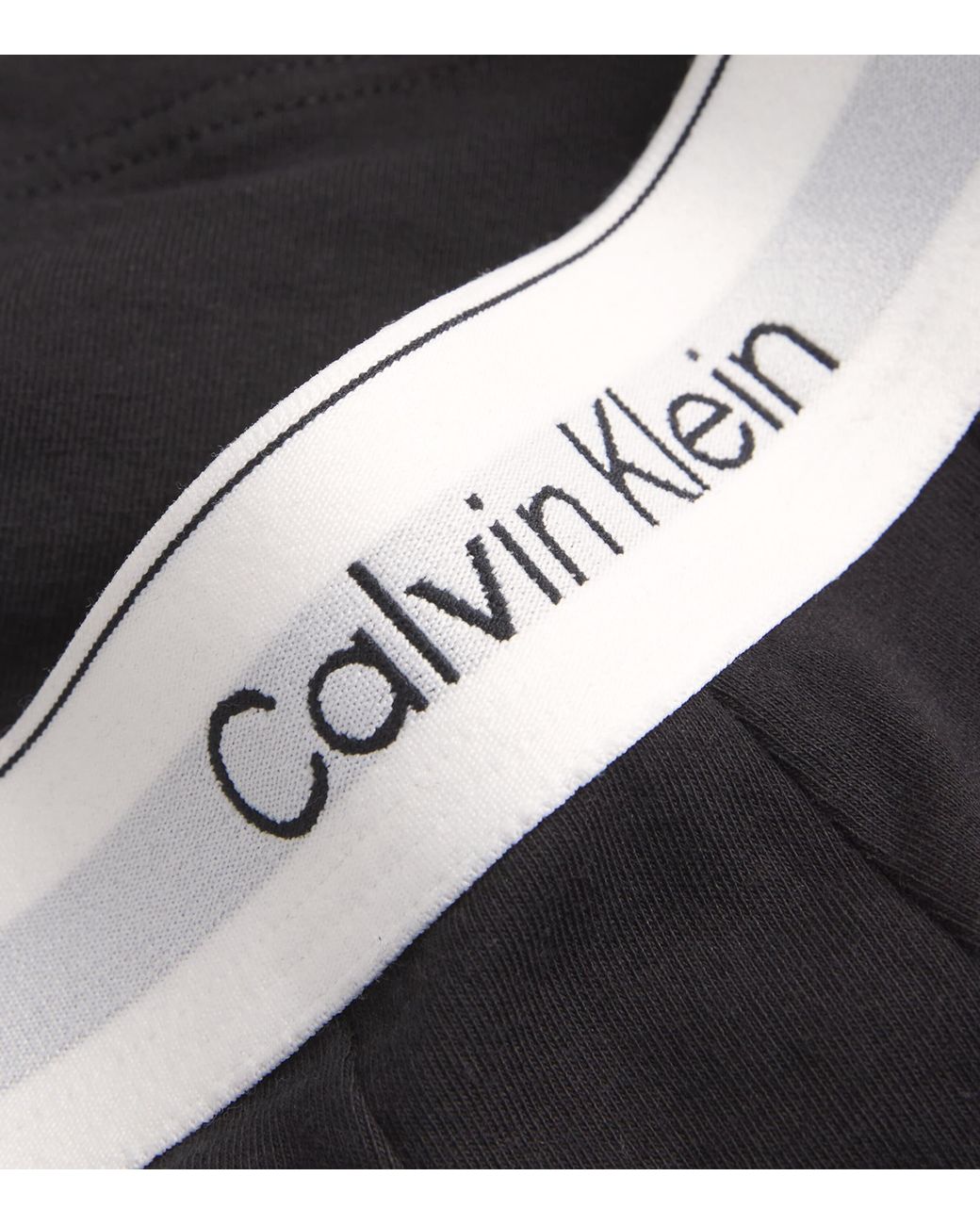 Calvin Klein Black Stretch-Cotton Low Rise Icon Boxer Briefs for men