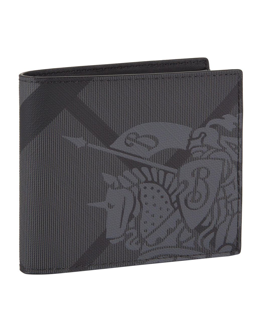 Burberry Check Bifold Wallet Black