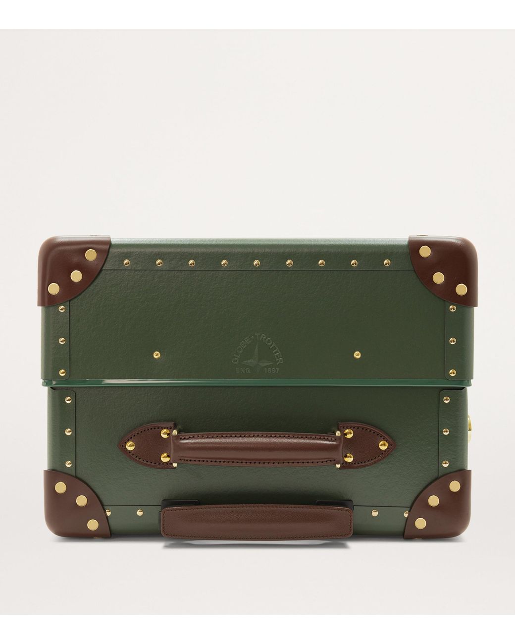 Globe-Trotter Green Medium Centenary 4-Wheel Suitcase