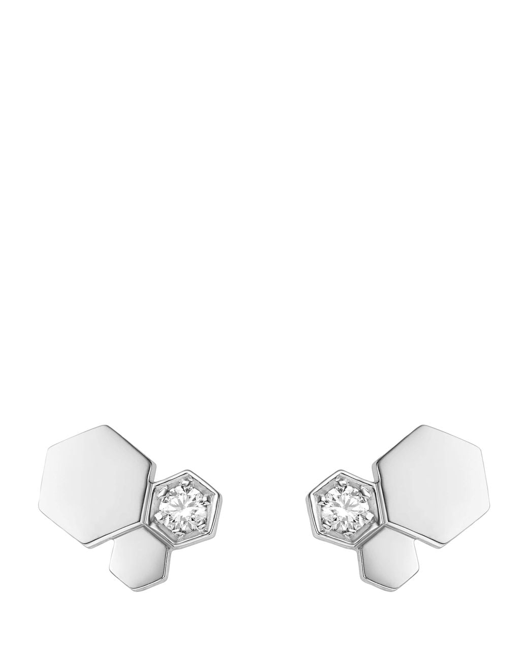 Chaumet Metallic And Diamond Bee De Earrings