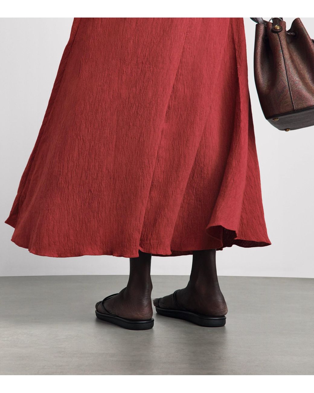 Johanna Ortiz Red Dream Spinner Maxi Dress