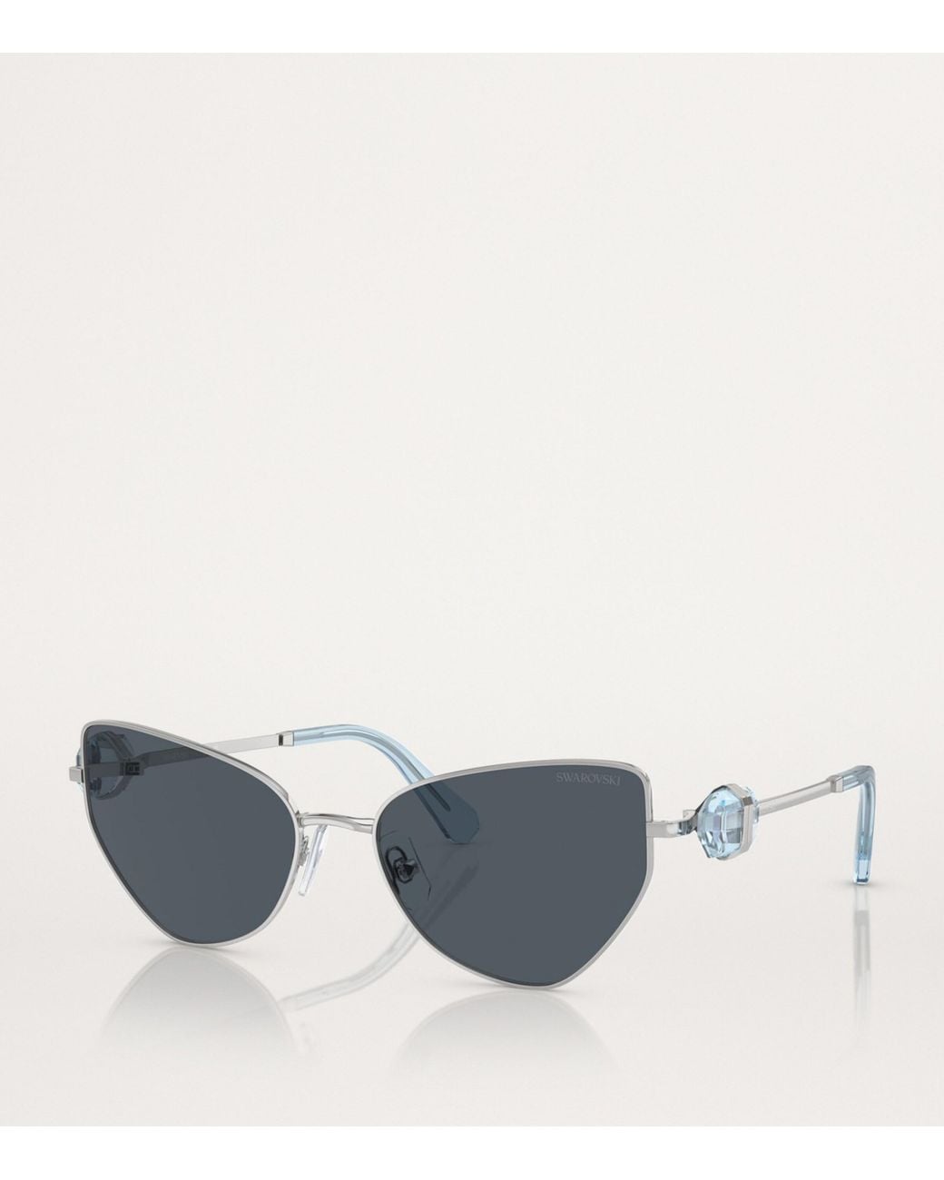 Swarovski Blue Metal Sk7003 Sunglasses