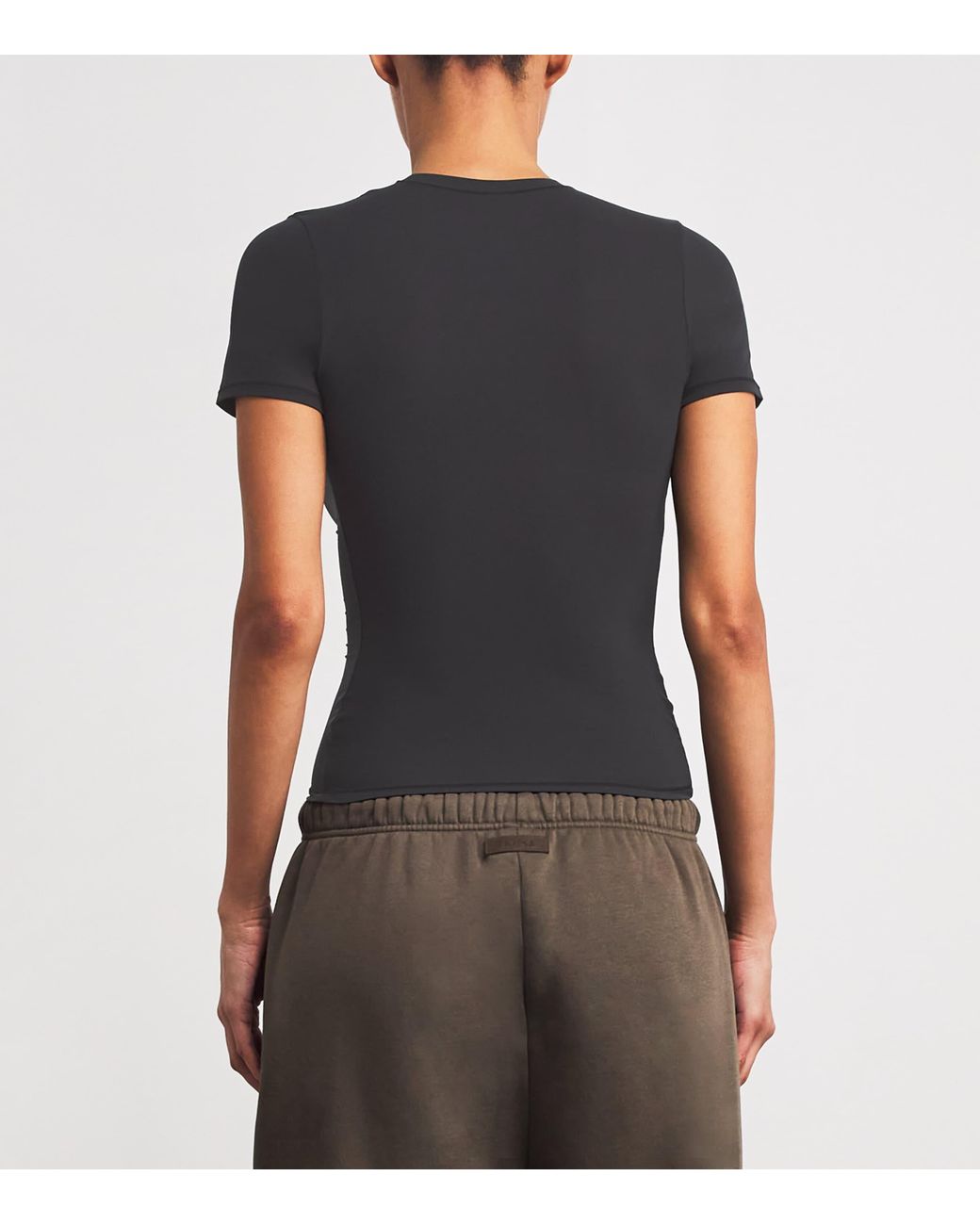 Skims Black Fits Everybody Short-Sleeve T-Shirt