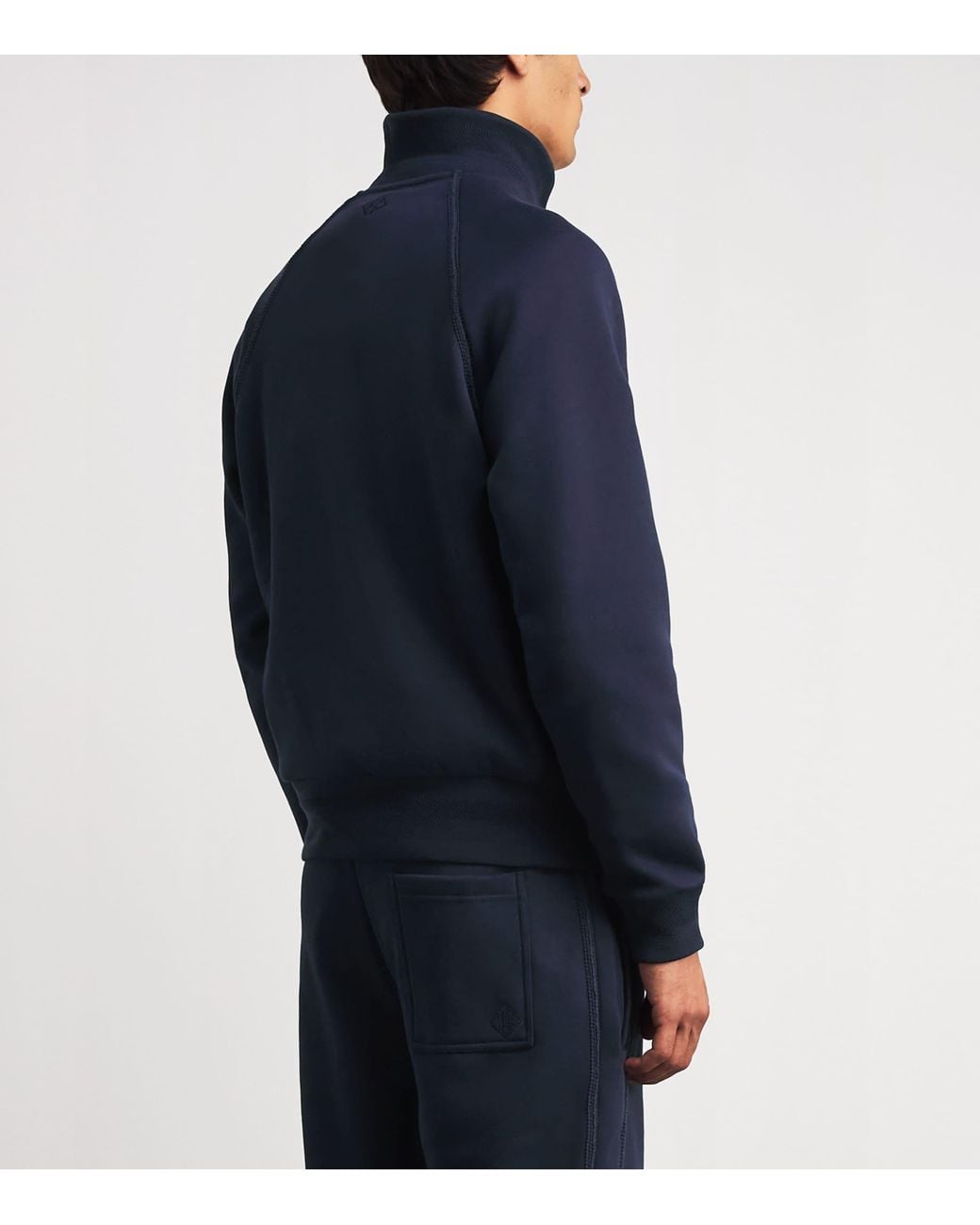 CHE Blue Varez Quarter-Zip Sweatshirt for men