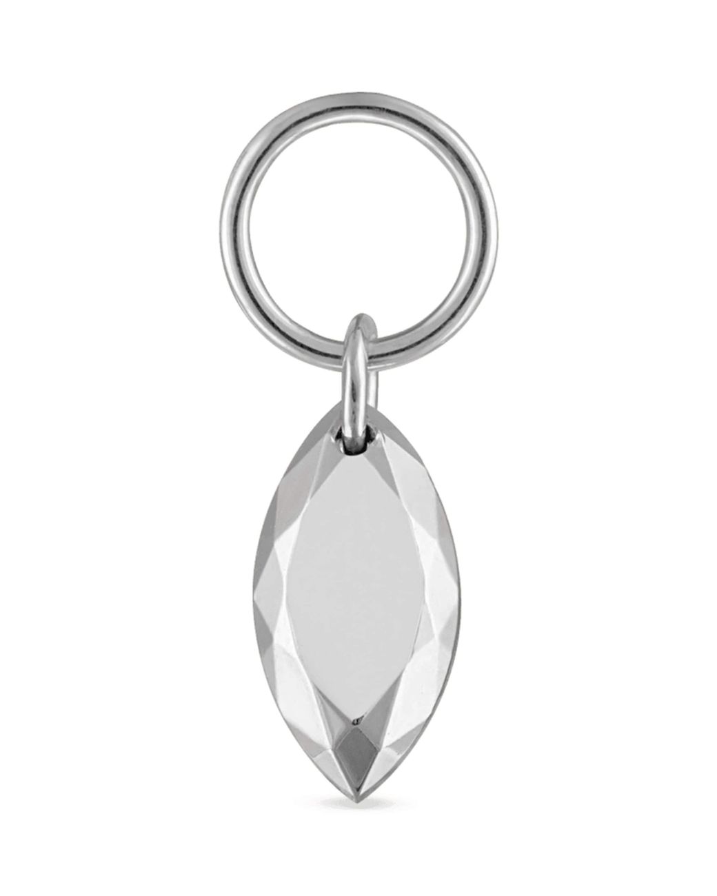 Maria Tash Metallic Faceted Marquise Charm