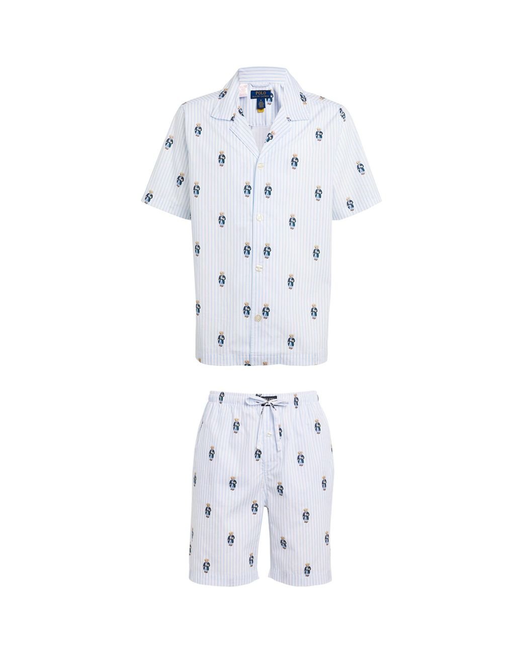 Polo Ralph Lauren Polo Bear Shorts Pyjama Set in White for Men Lyst