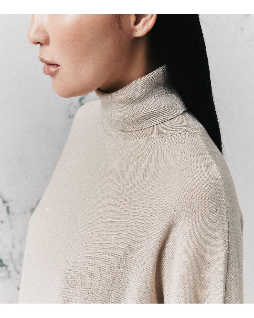 Marella White Sequinned Sweater