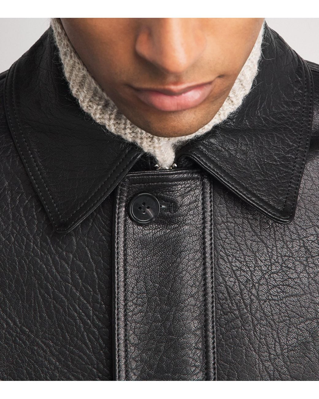 Arma Black Lambskin Mavis Jacket for men