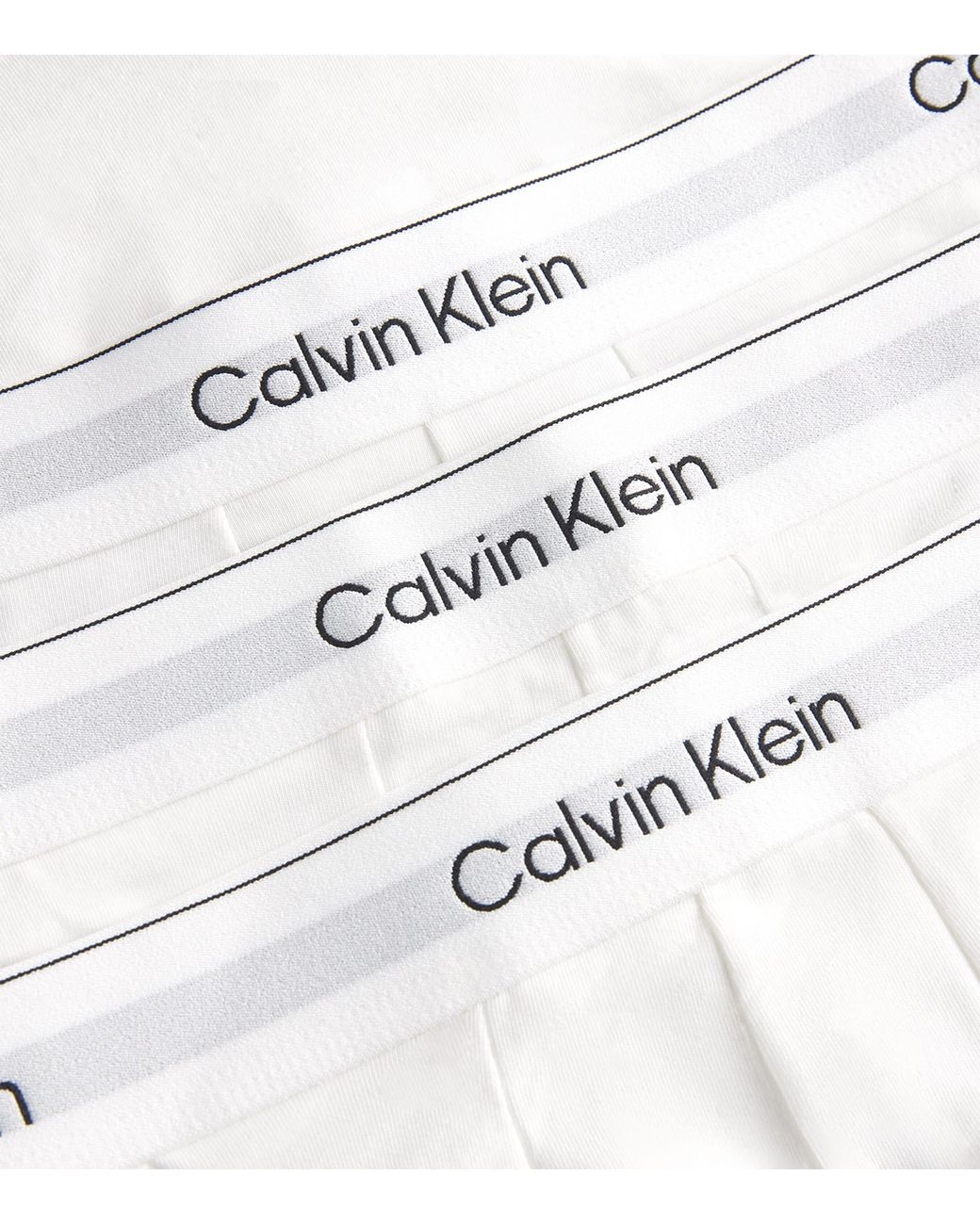 Calvin Klein White Stretch-Cotton Trunks for men