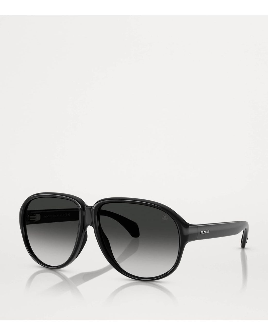 Moncler Black Injected Halcyonne Me8001 Sunglasses