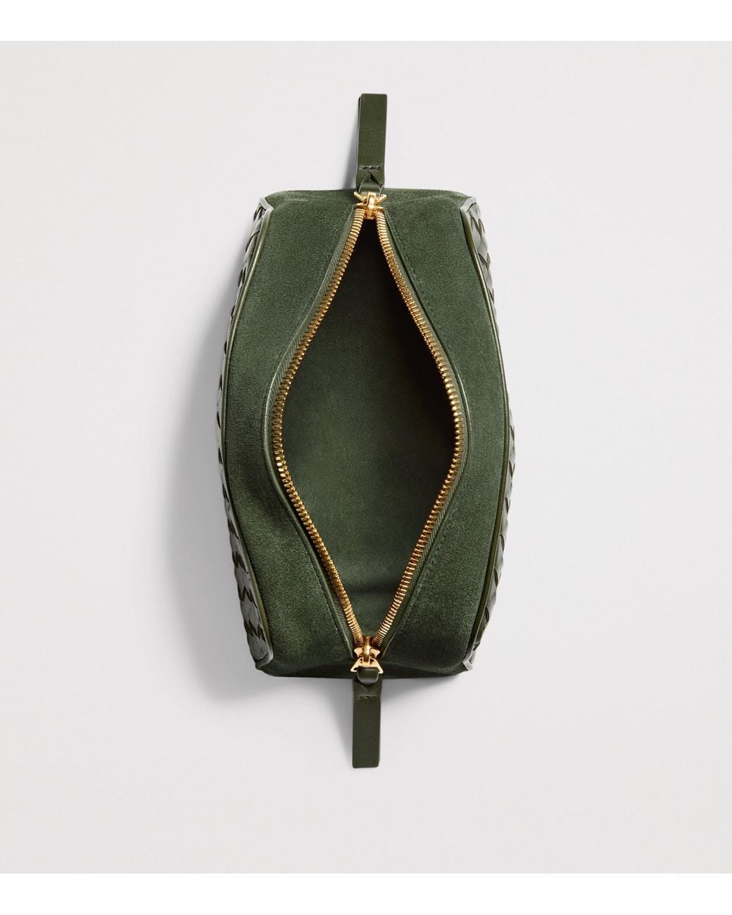 Bottega Veneta Green Small Leather Nodo Pouch