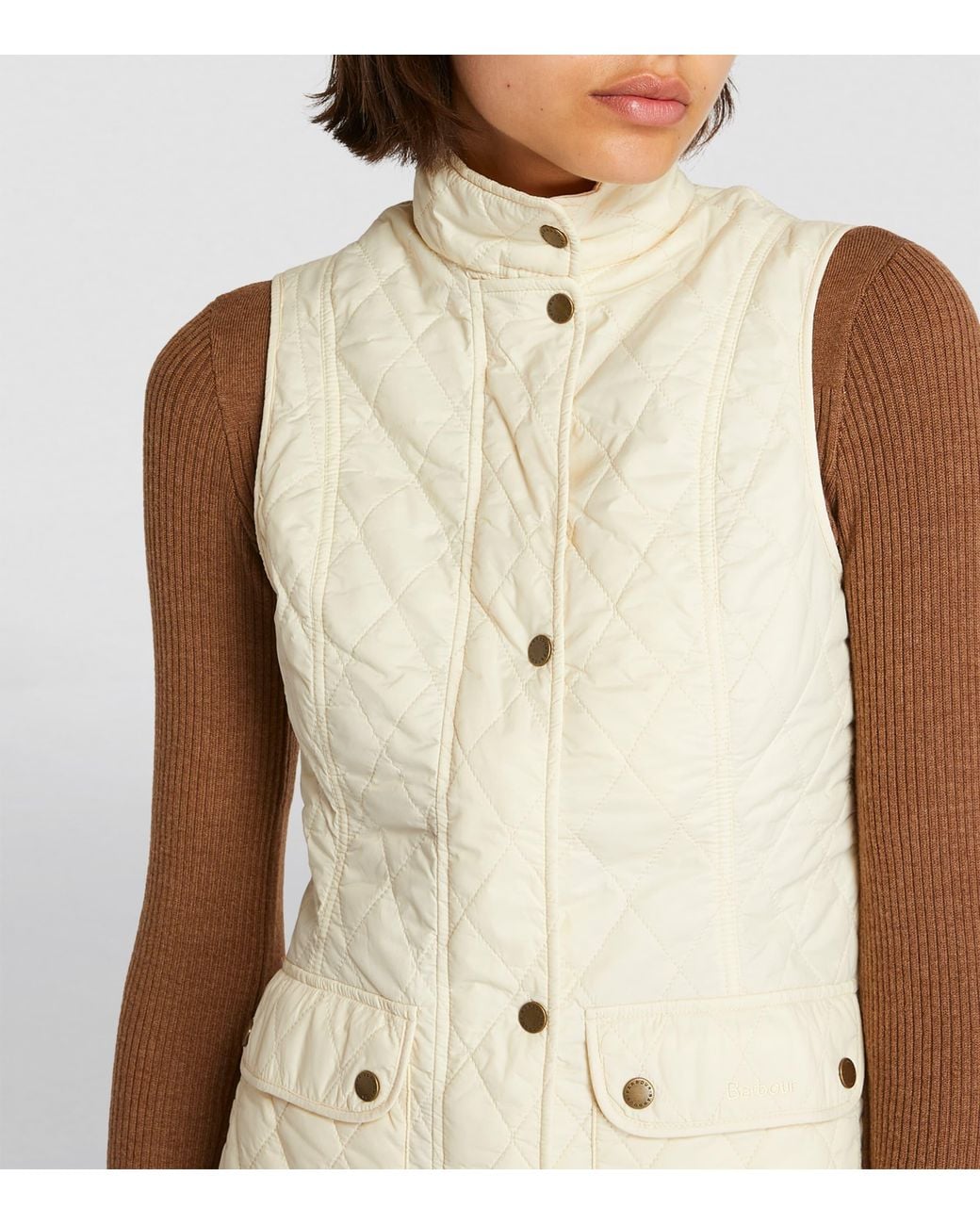 Barbour Natural Quilted Otterburn Gilet