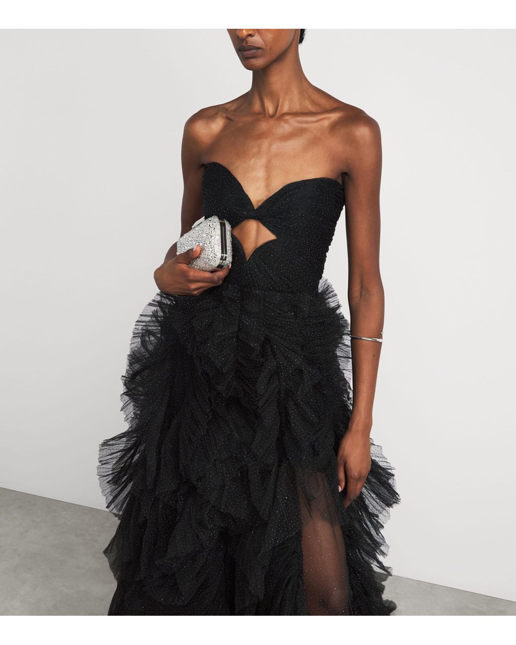 Maria Lucia Hohan Black Tulle Coleen Gown