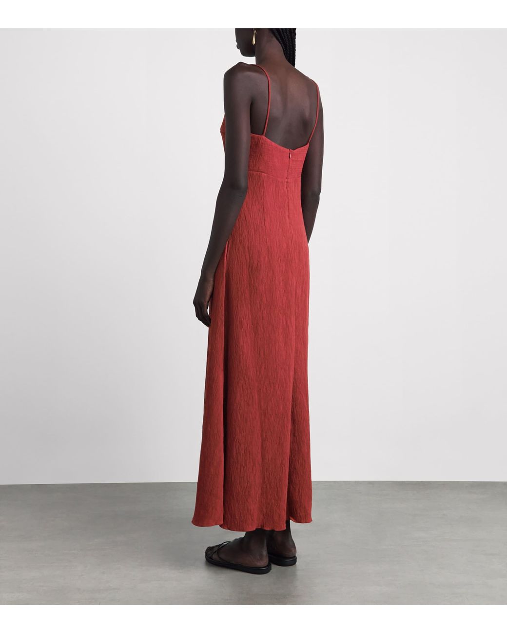 Johanna Ortiz Red Dream Spinner Maxi Dress