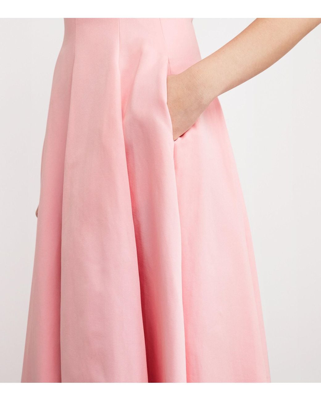 staud joy maxi dress pink Staud