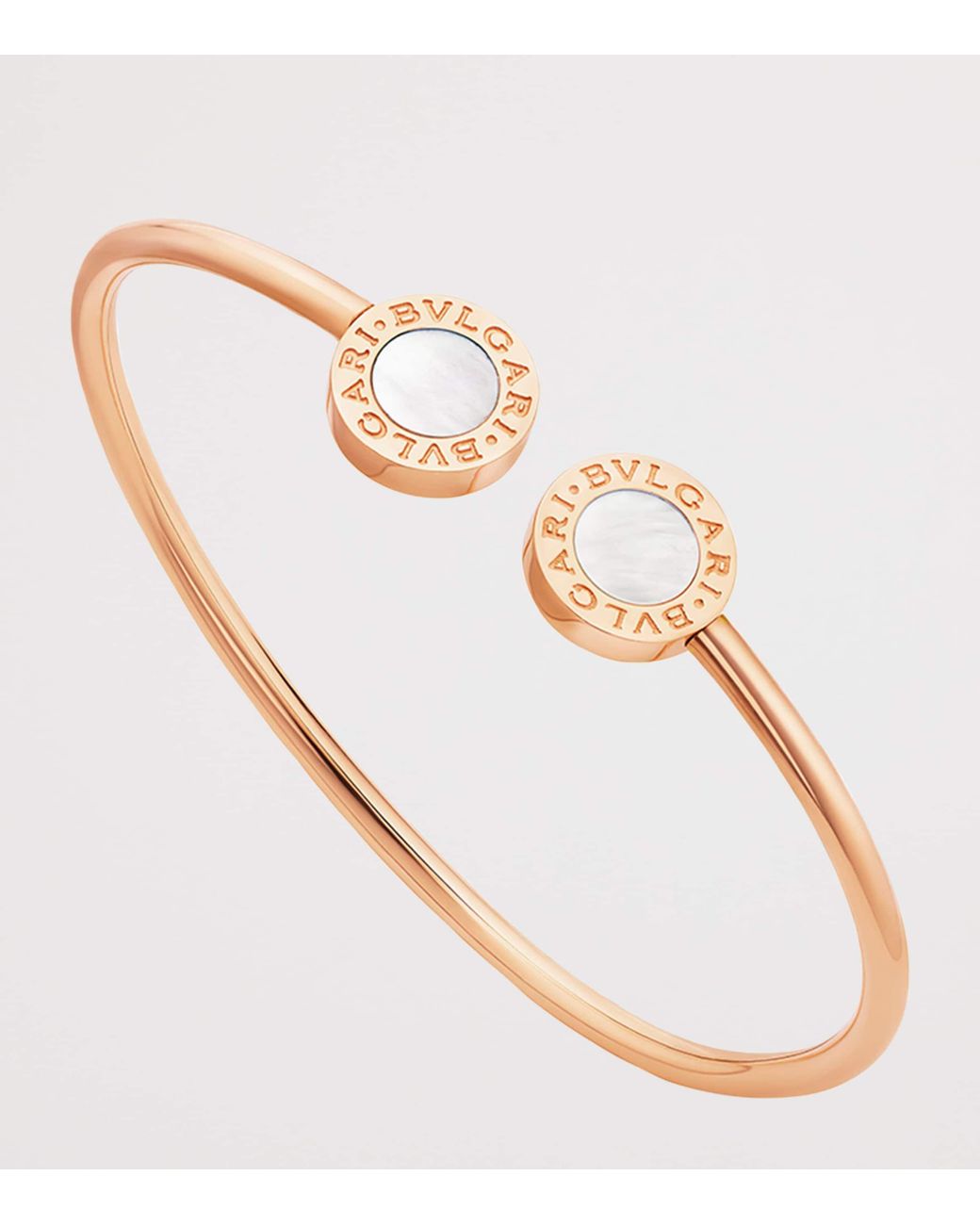 BVLGARI White And Mother-Of-Pearl Bangle