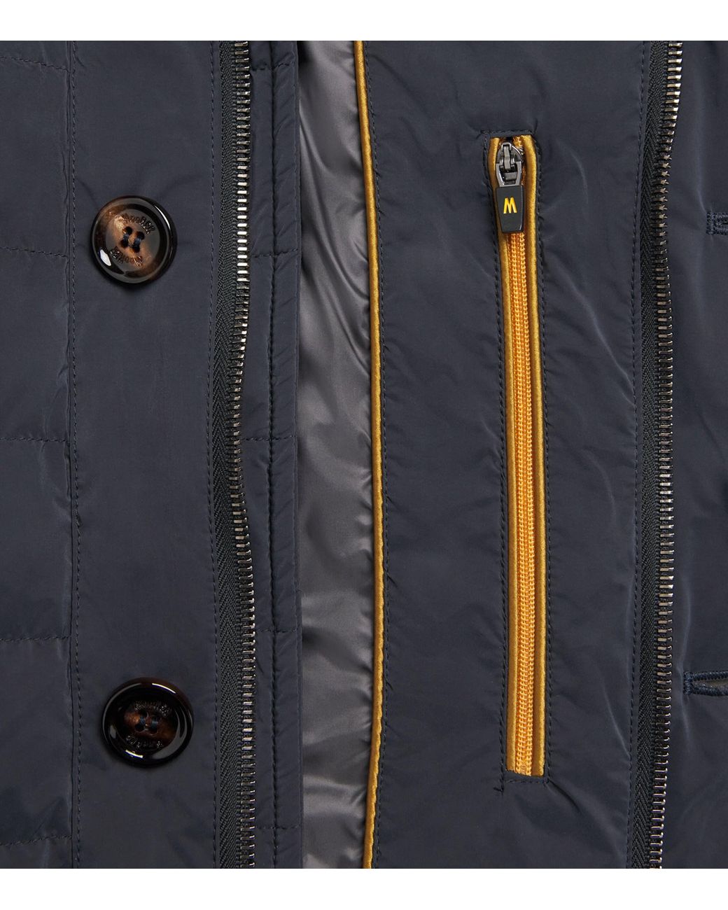 Moorer Blue Quilted Zavyer Jacket for men