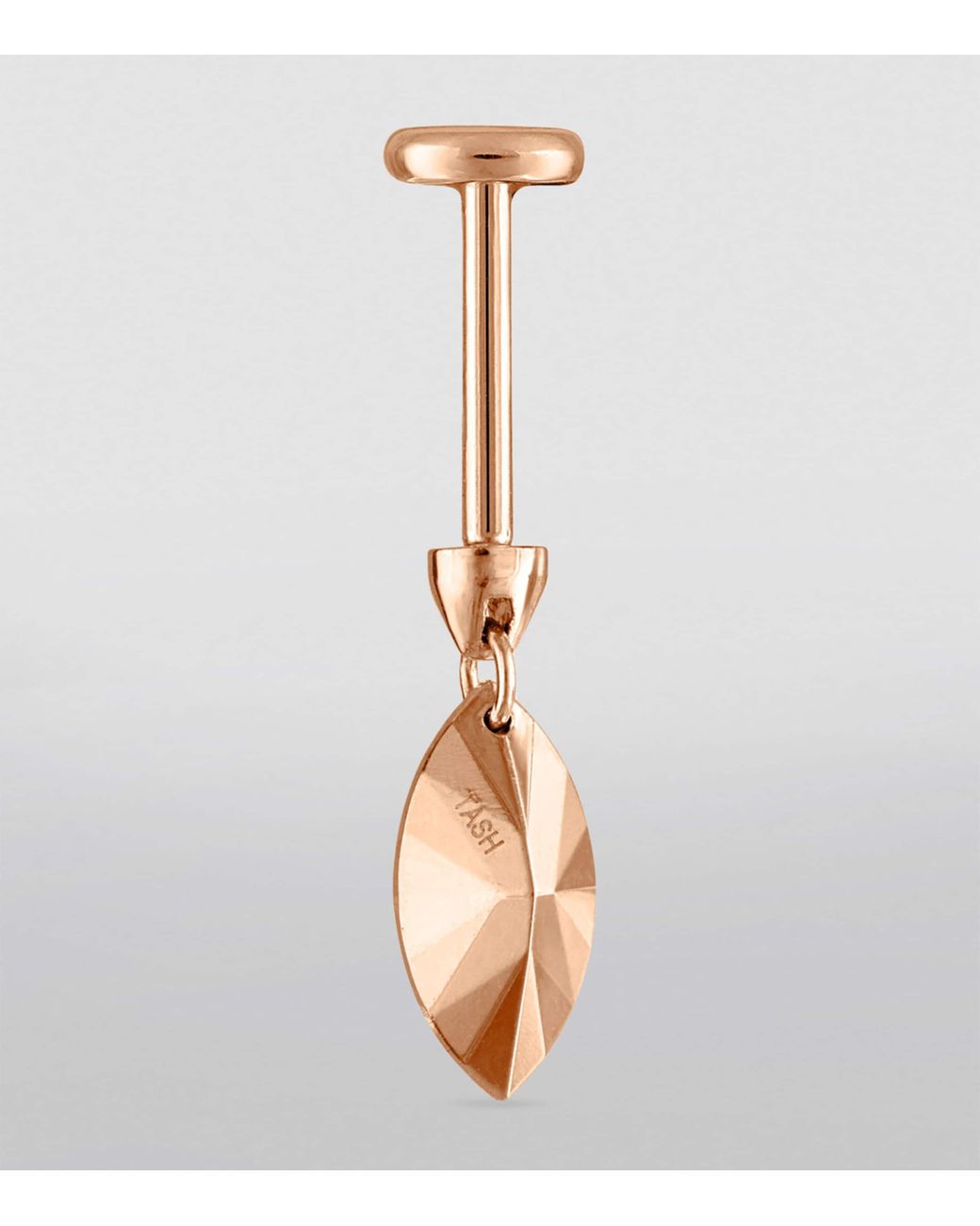Maria Tash Natural Faceted Marquise Threaded Charm Single Earring