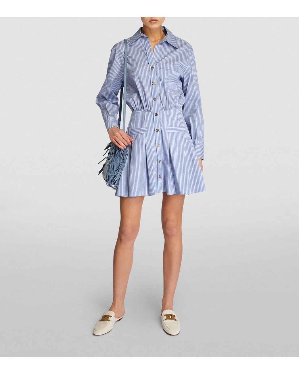 Maje plaid shirt dress outlet