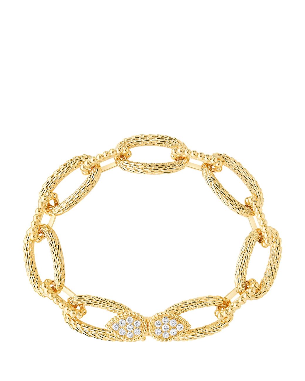 Boucheron Metallic And Diamond Serpent Bohème Vintage Bracelet
