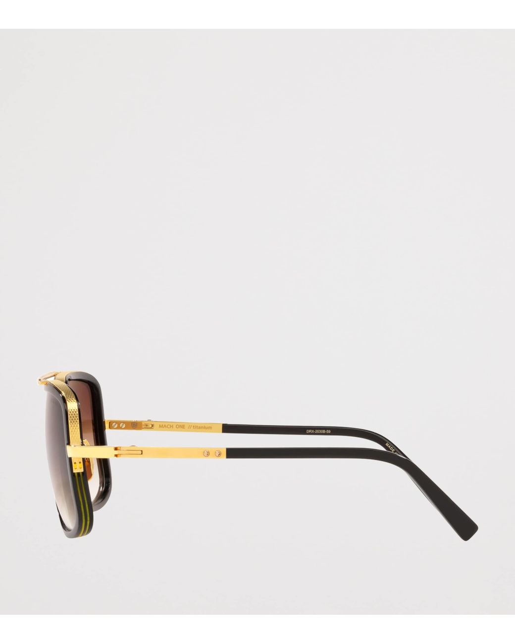 Dita Eyewear Brown Mach One Square Sunglasses