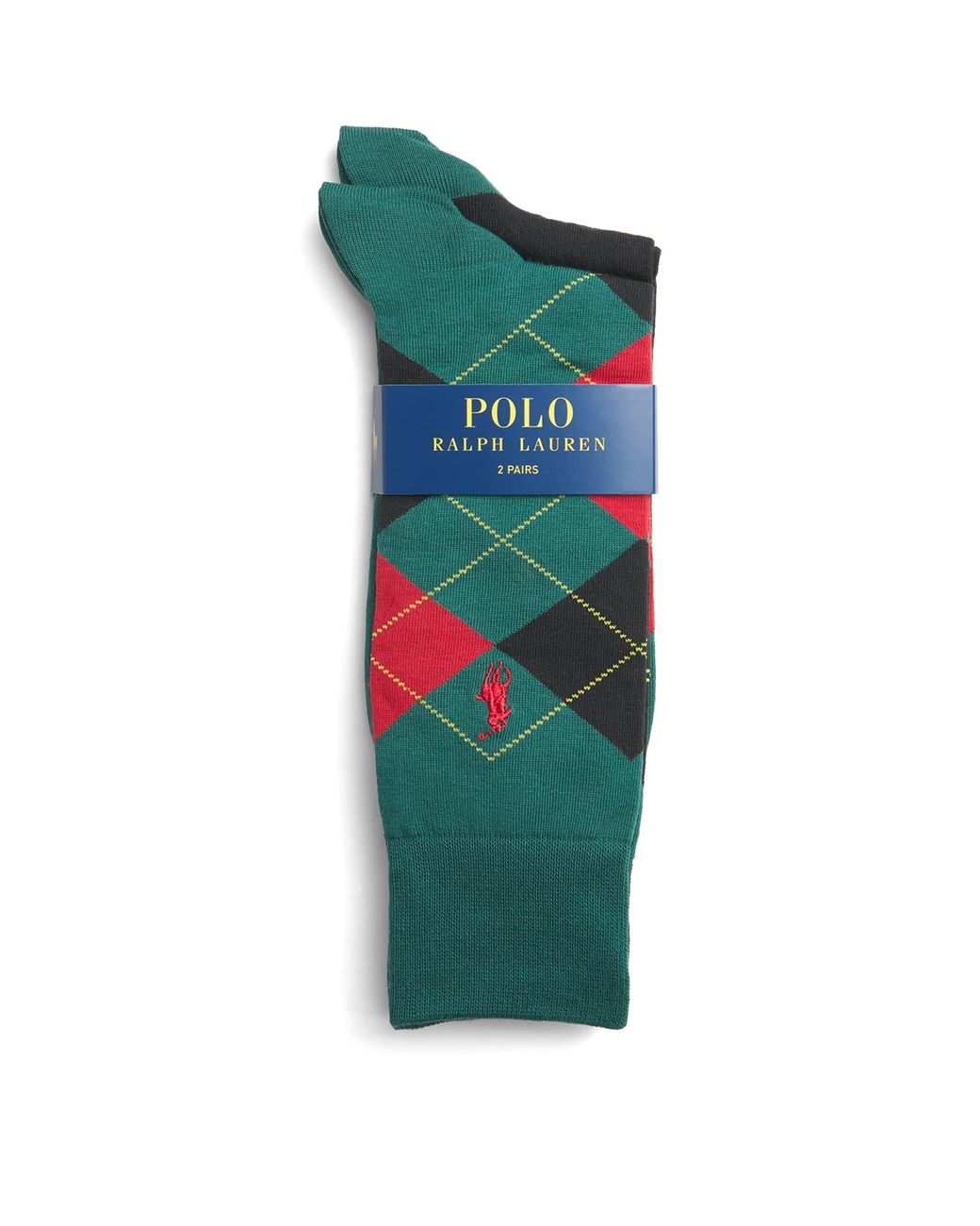 Polo Ralph Lauren Green Argyle Crew Socks for men