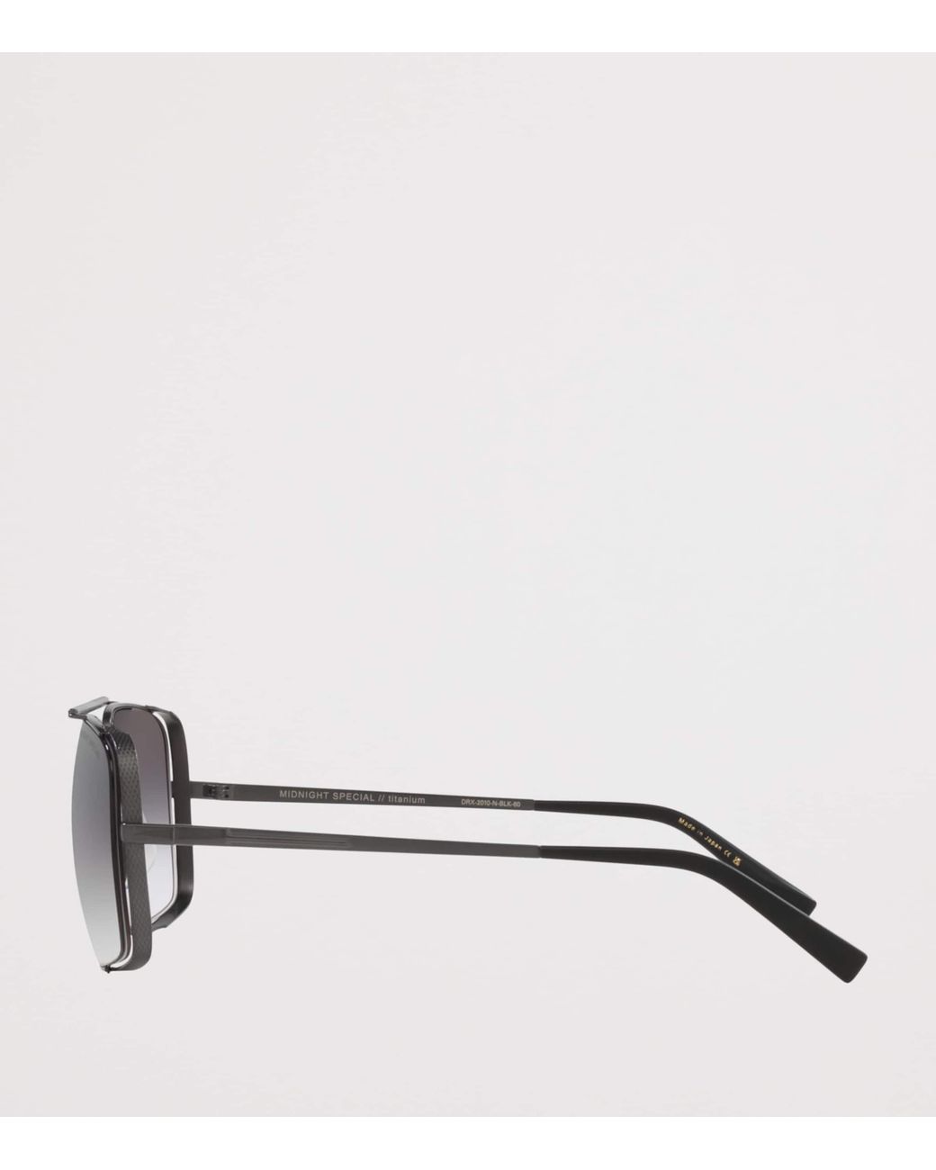 Dita Eyewear Gray Midnight Special Square Sunglasses