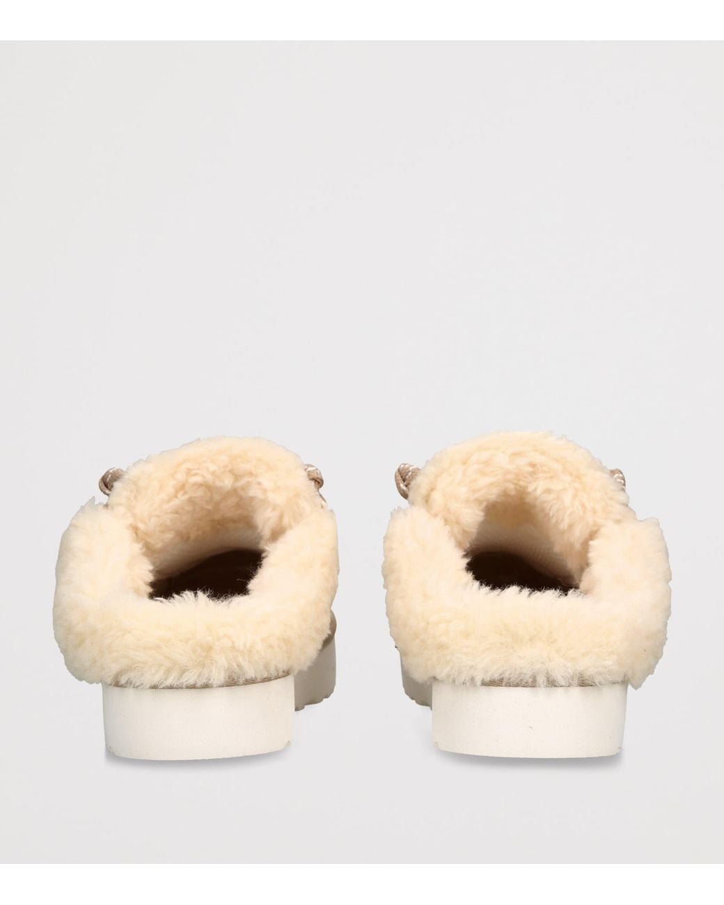 Ugg Natural Suede Lowmel Mules