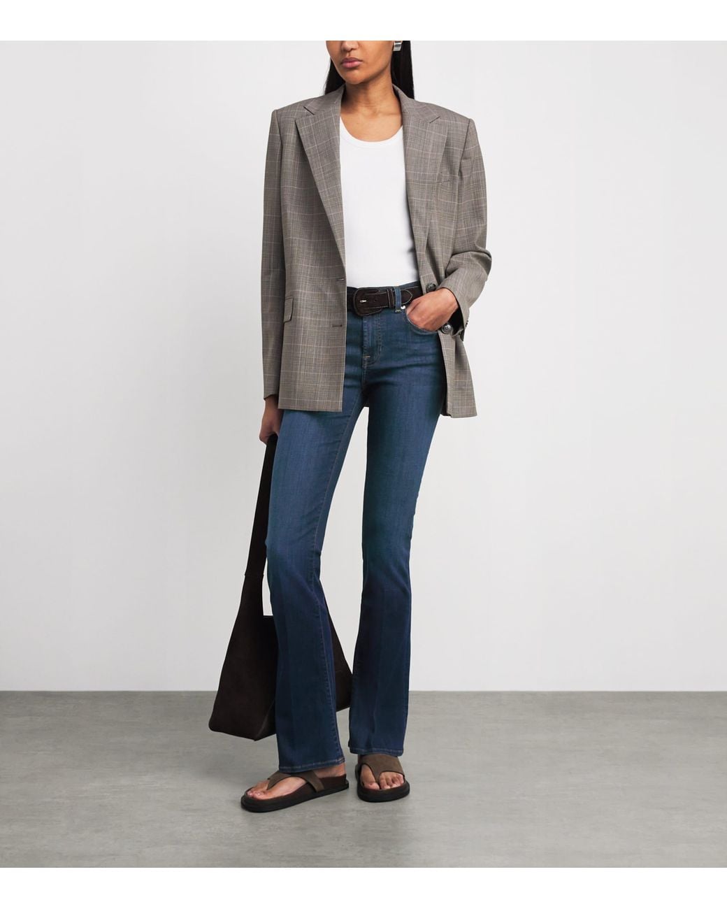 7 For All Mankind Blue Bair Bootcut Jeans