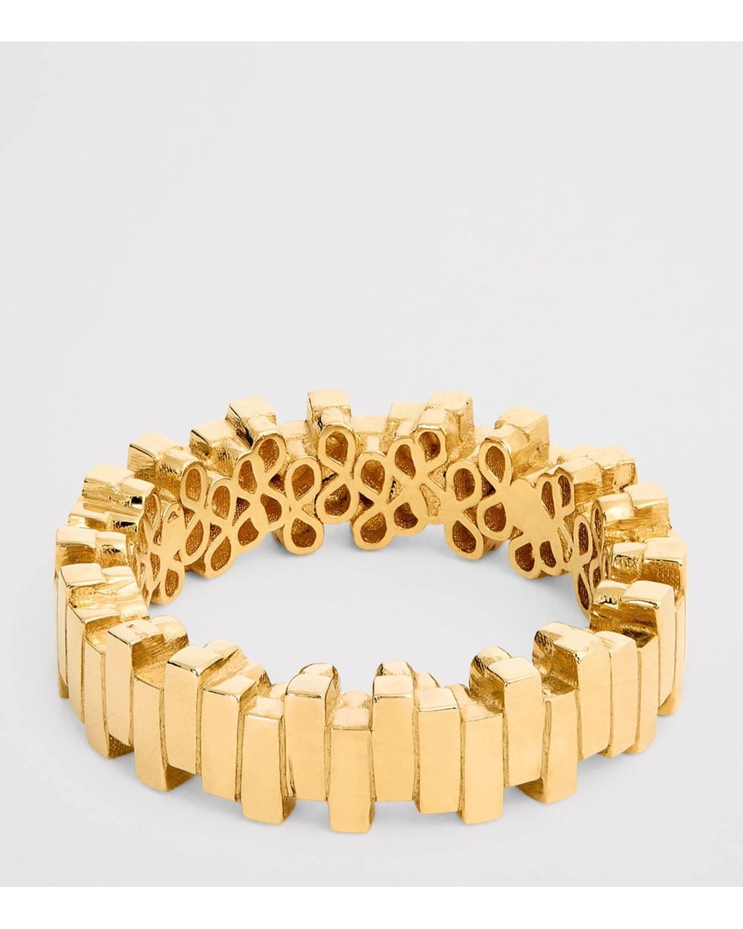 Suzanne Kalan Metallic Golden Midi Stacker Ring
