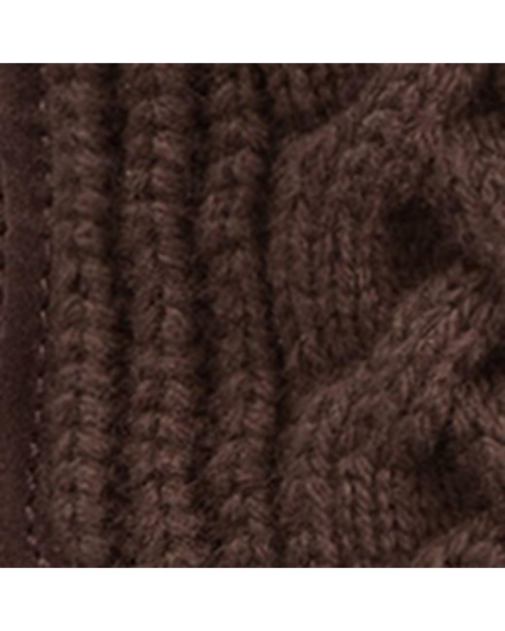 Jimmy Choo Brown Tamia 70 Suede Cable-Knit Boots