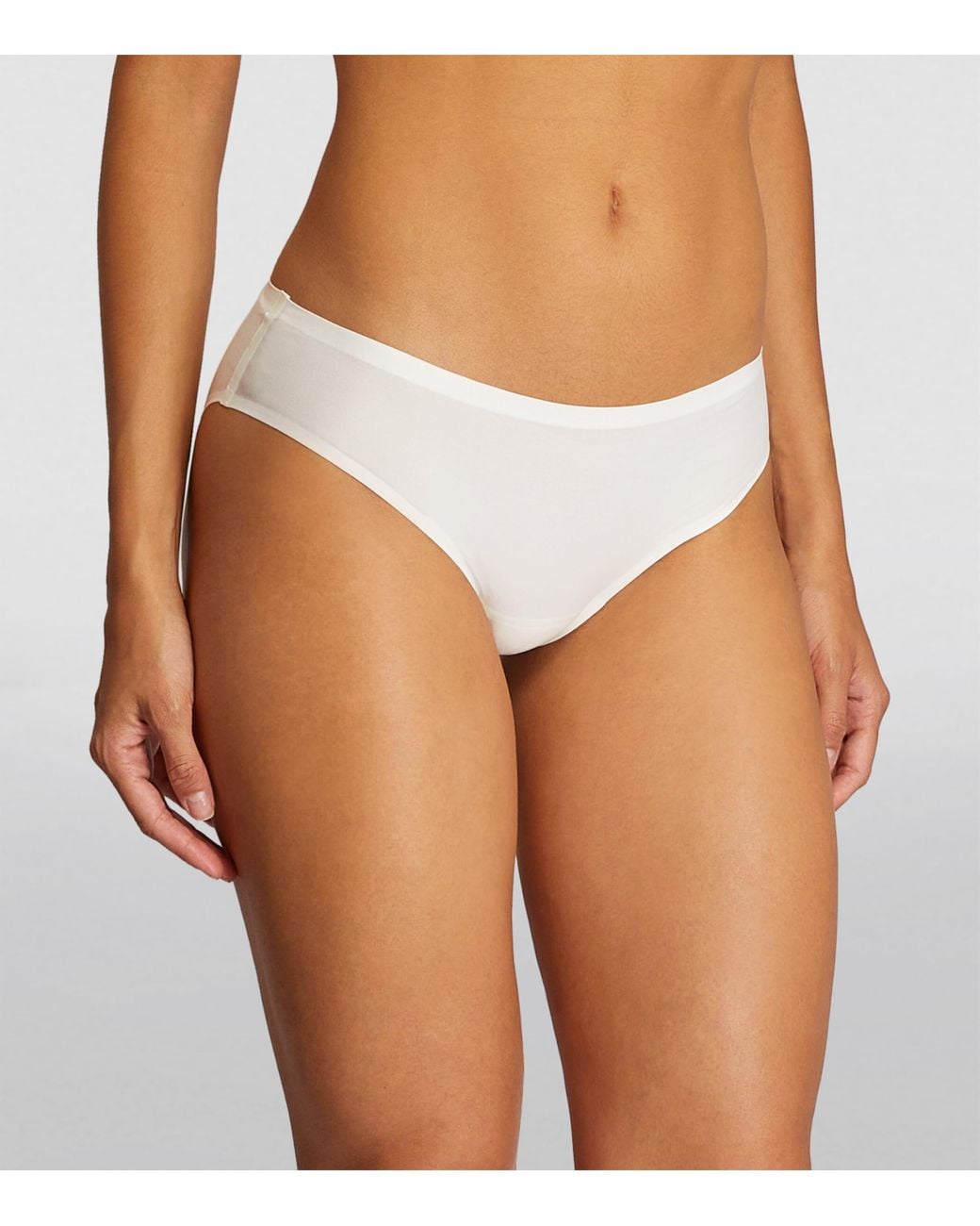 Chantelle White Softstretch Brazilian Briefs