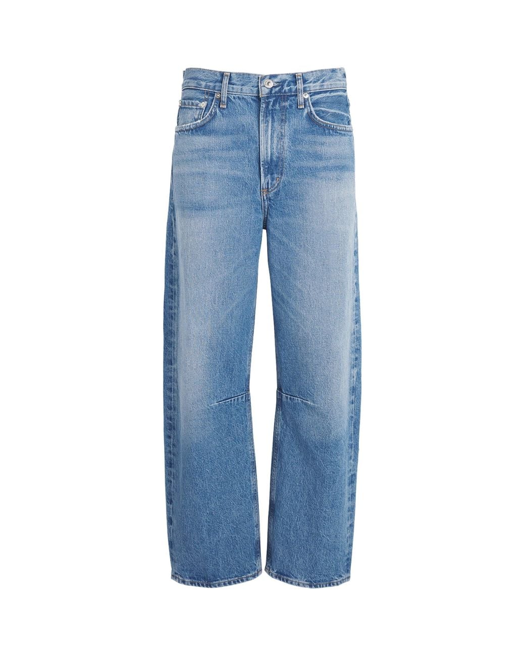 Citizens of Humanity Blue Miro Barrel-Leg Relaxed Jeans