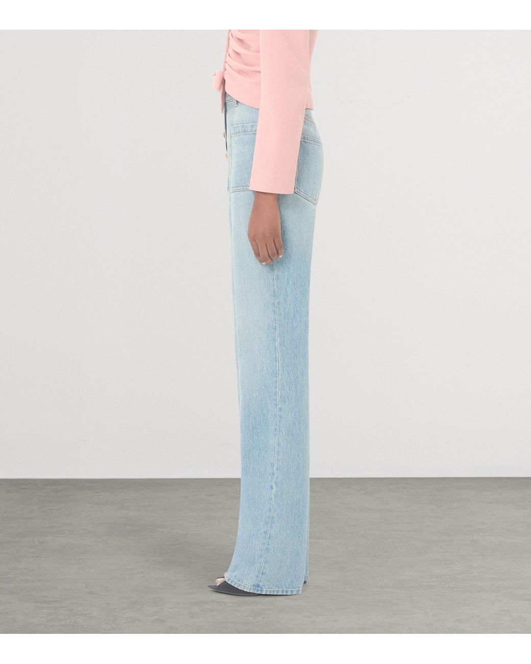 Valentino Blue Straight Leg Jeans