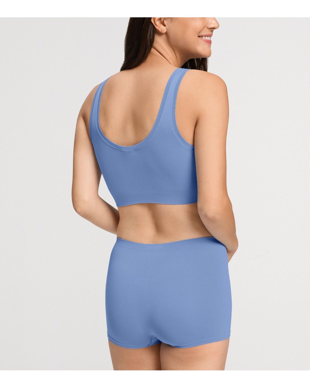 Hanro Blue Touch Feeling Crop Top