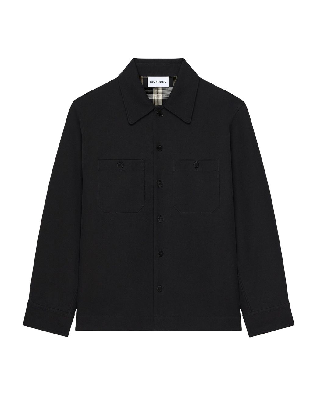 Givenchy Black Cotton Overshirt for men