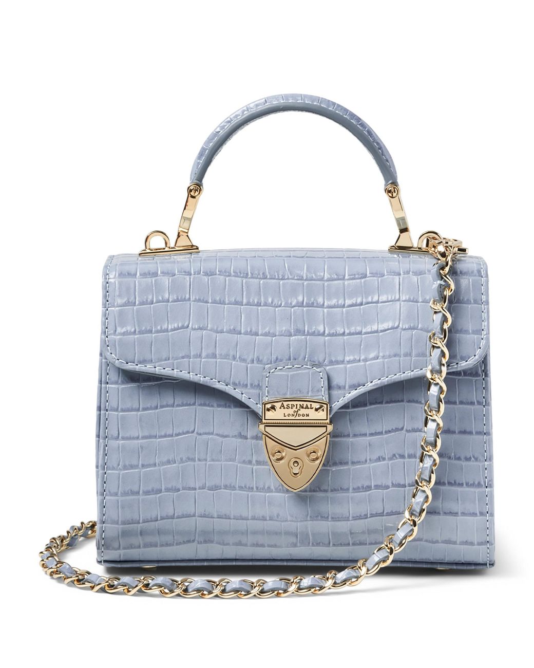 Aspinal Of London Mini Leather Mayfair Top Handle Bag In Blue Lyst UK aspinal-of-london-mini-leather-mayfair-top-handle-bag-in-blue-lyst-uk