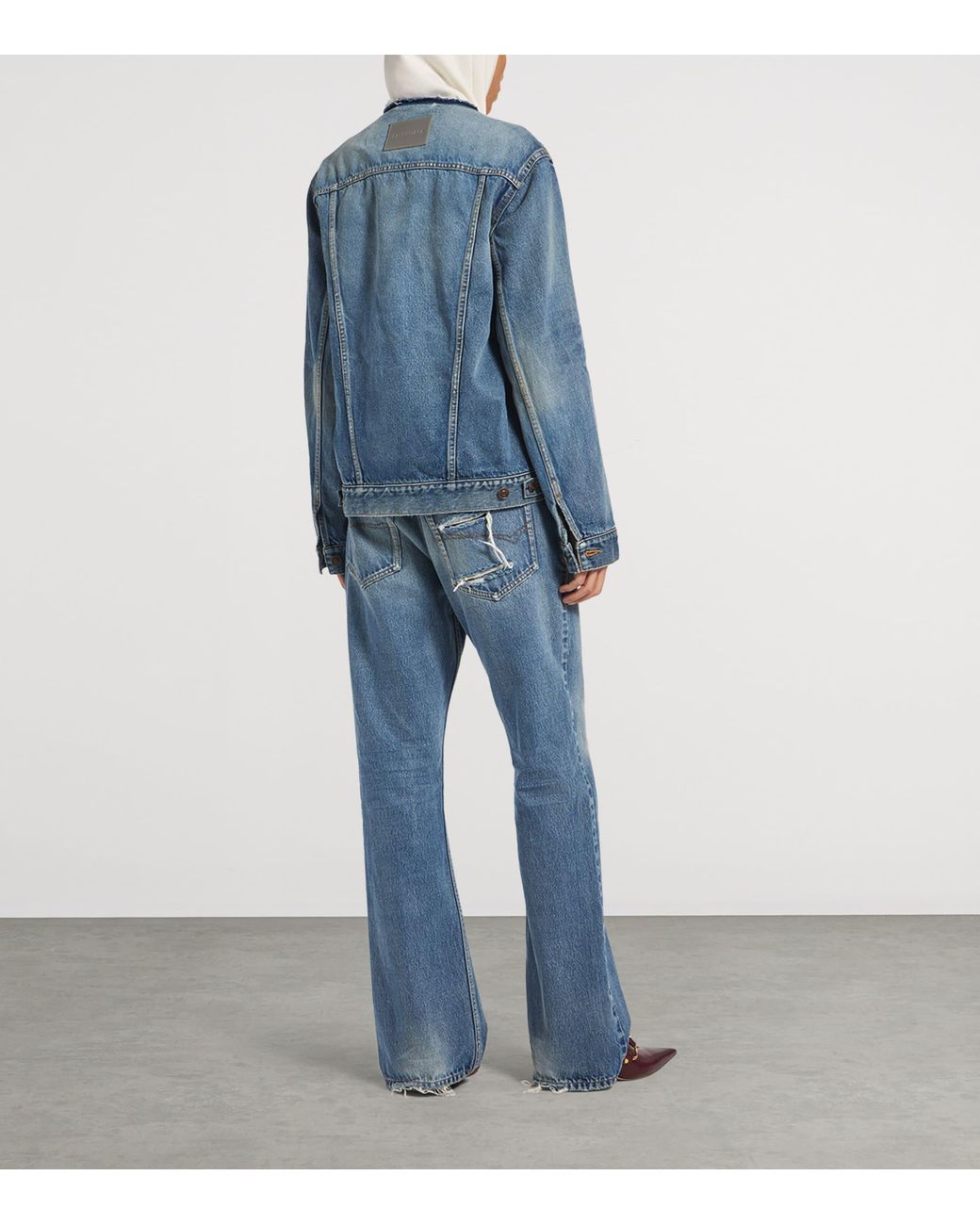 Balenciaga Blue Denim Jacket