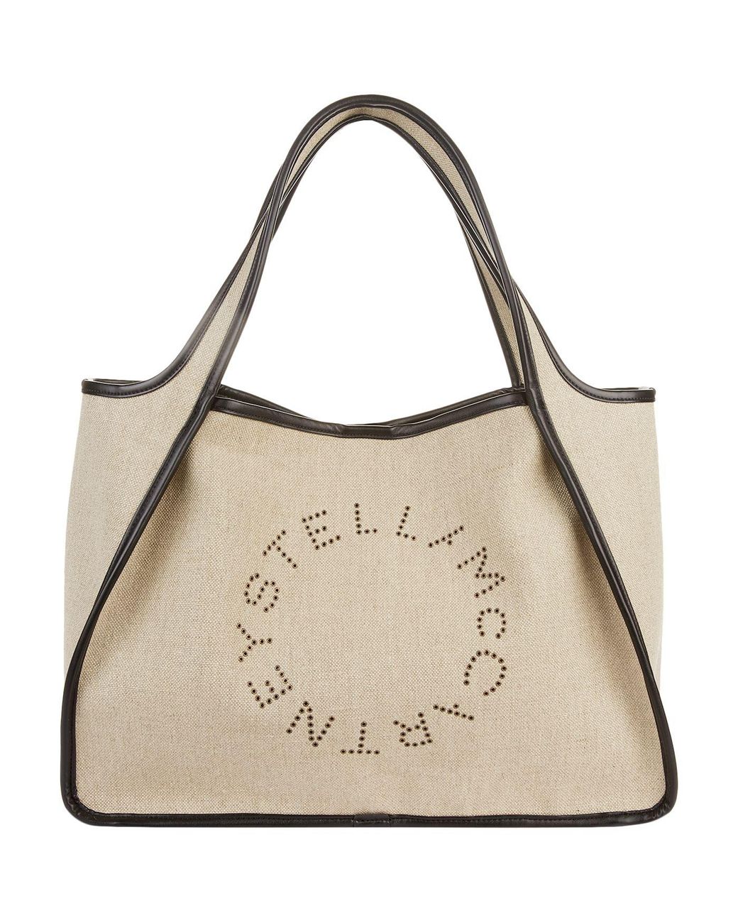 Stella McCartney Canvas Tote Bag in Natural | Lyst