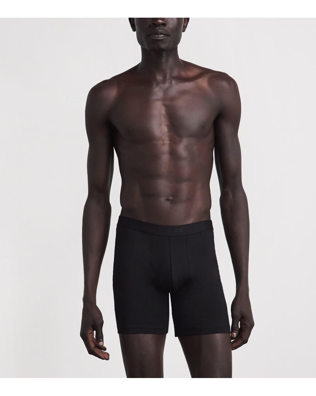 Falke Black Stretch-Egyptian Cotton Boxer Briefs for men