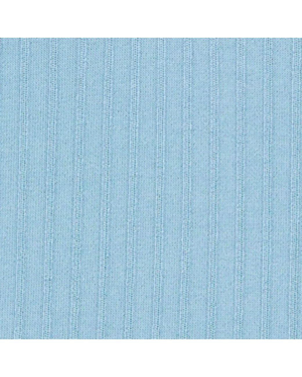 Saint Laurent Blue Cashmere-Wool-Silk Polo Shirt for men