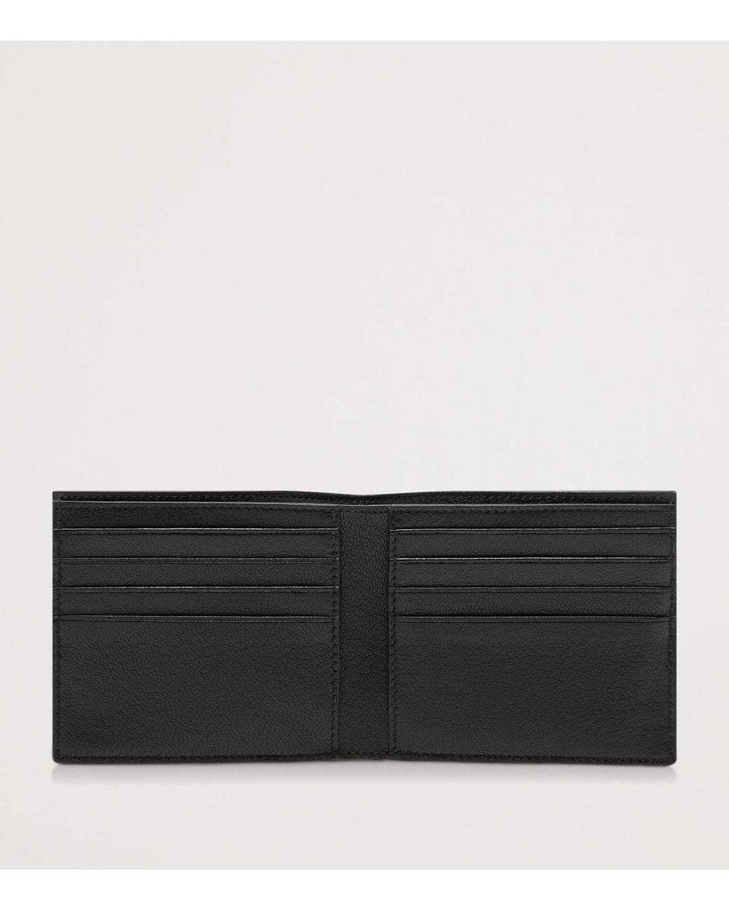 Tom Ford Black Leather Bifold Wallet for men