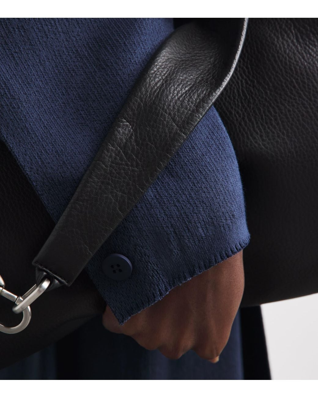 Issey Miyake Blue Campagne Cardigan