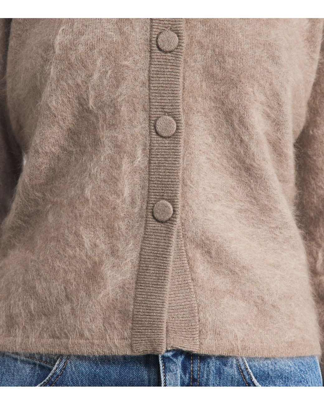 Toccin Brown Cashmere Mariah Cardigan