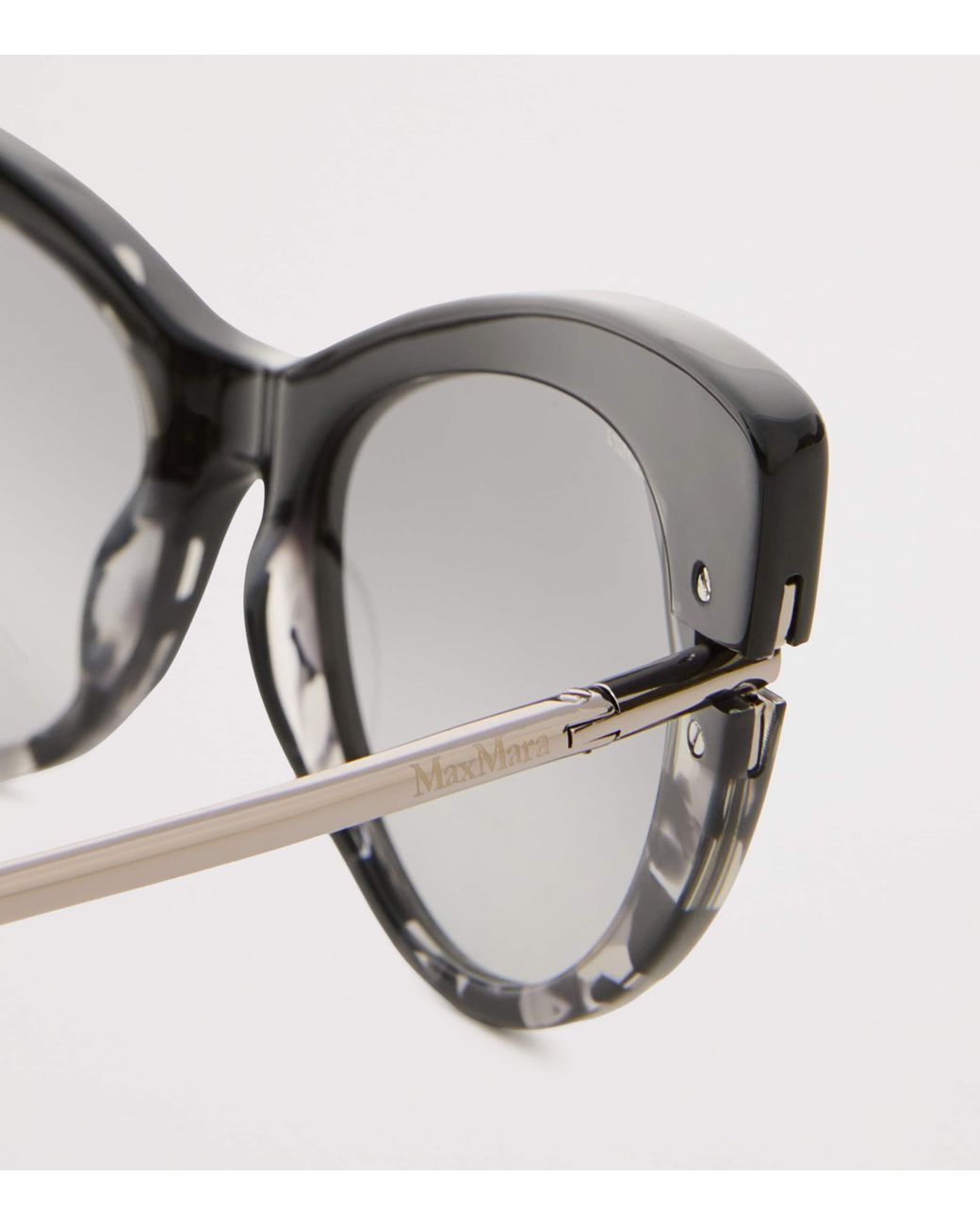 Max Mara Brown Speckled Cat Eye Sunglasses