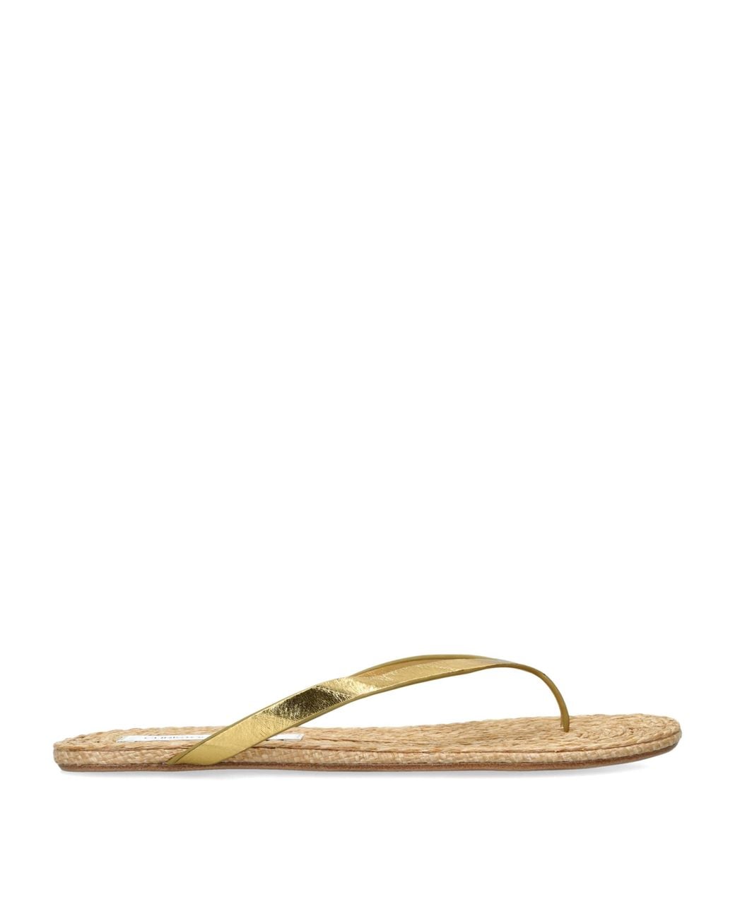 Christopher Esber Natural Raffia Palma Flip Flops