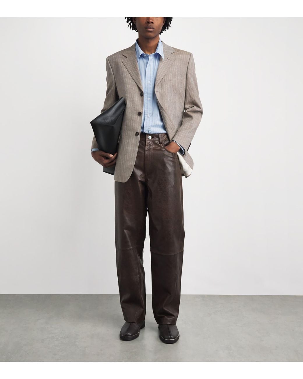 sunflower Blue Cotton Stripe New Base Shirt for men