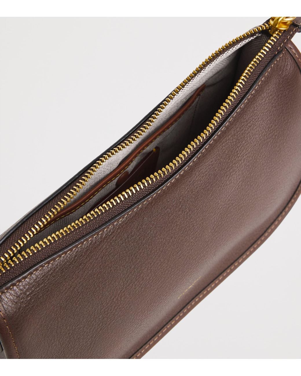COACH Brown Leather Waverly Shoulder Bag